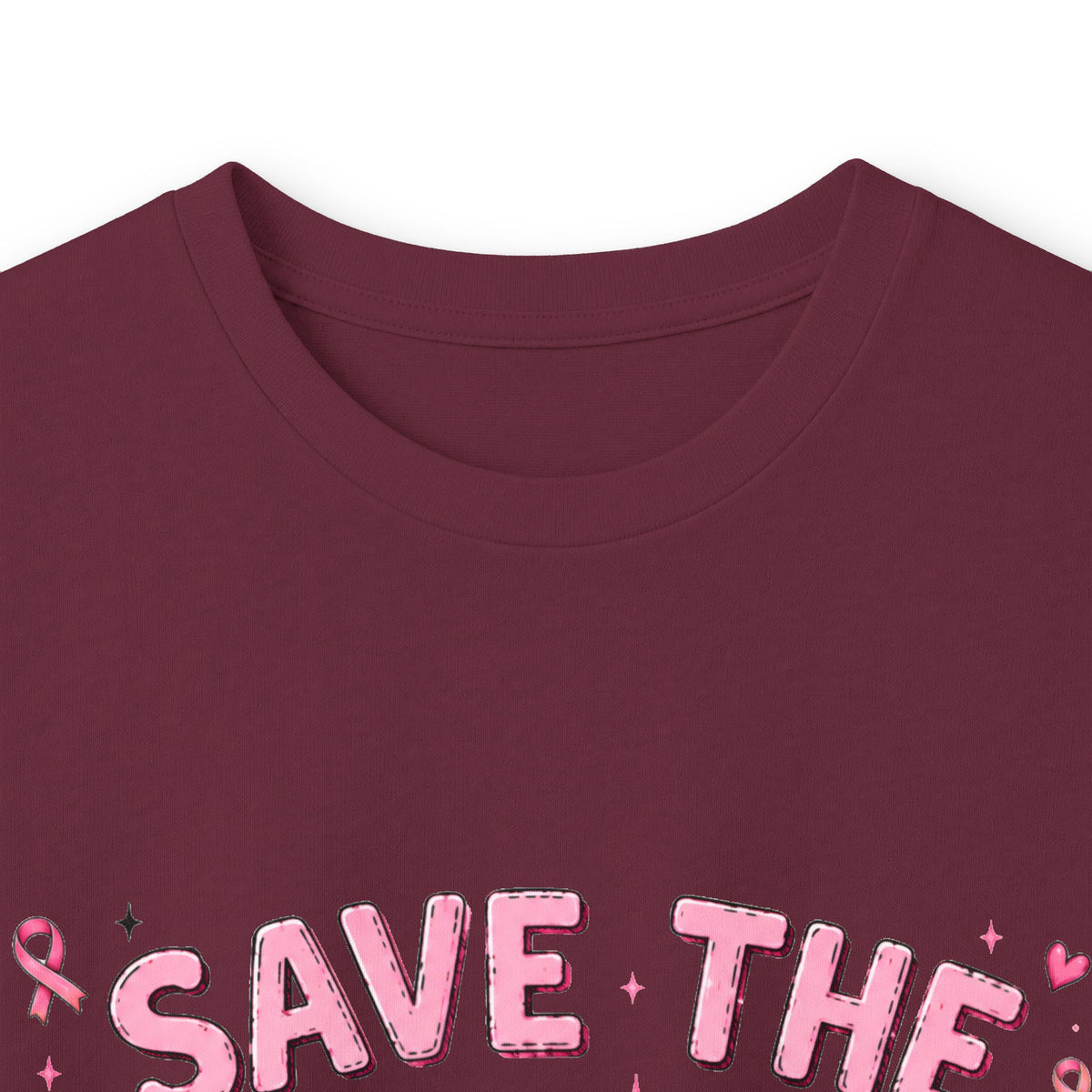 Save the Boo Bees Long Sleeve Tee — Breast Cancer Awareness Pink Ribbon Shirt