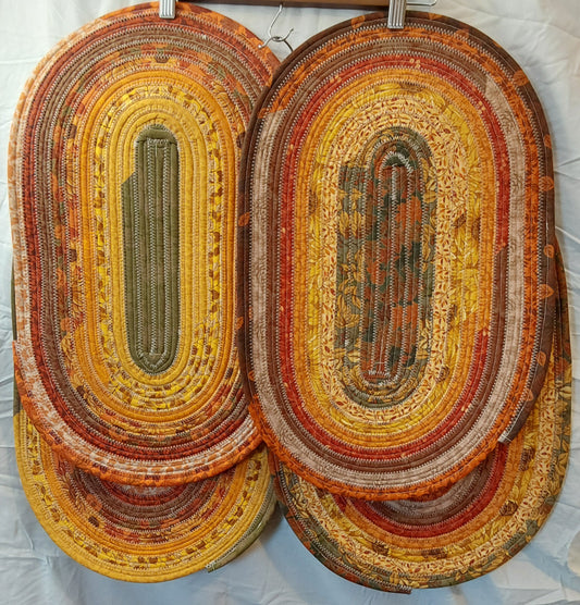Set of 4 Oval Placemats