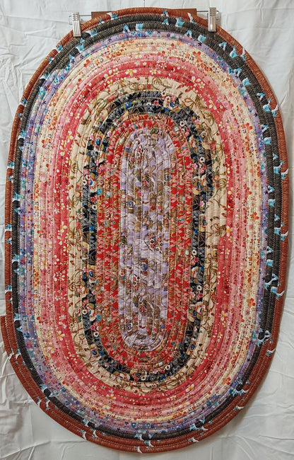 Jelly Roll rug Lilac center